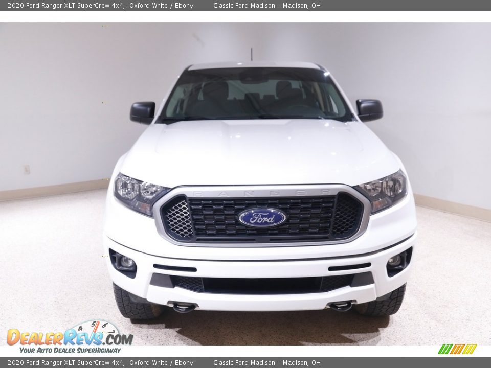 2020 Ford Ranger XLT SuperCrew 4x4 Oxford White / Ebony Photo #2