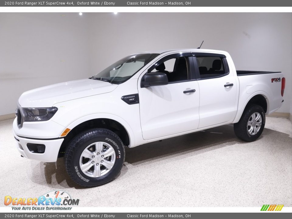 2020 Ford Ranger XLT SuperCrew 4x4 Oxford White / Ebony Photo #3