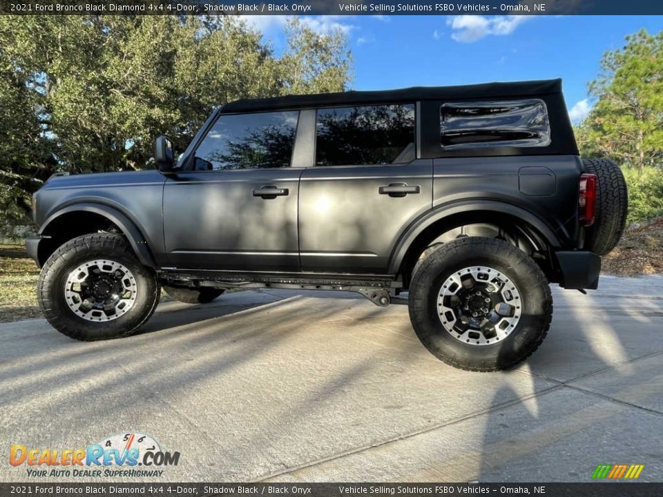 2021 Ford Bronco Black Diamond 4x4 4-Door Shadow Black / Black Onyx Photo #14