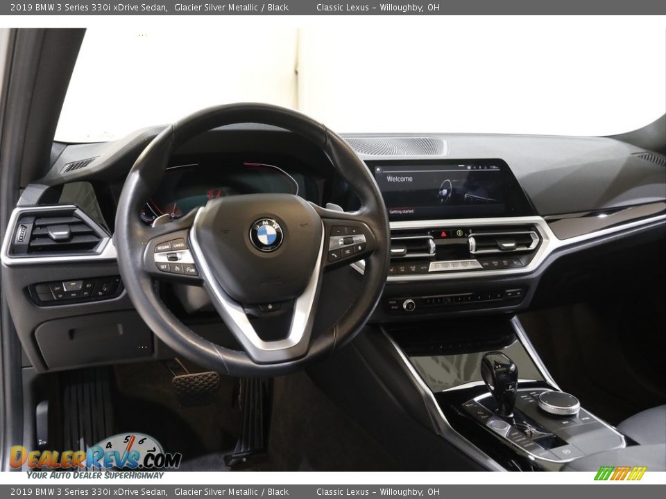 2019 BMW 3 Series 330i xDrive Sedan Glacier Silver Metallic / Black Photo #6
