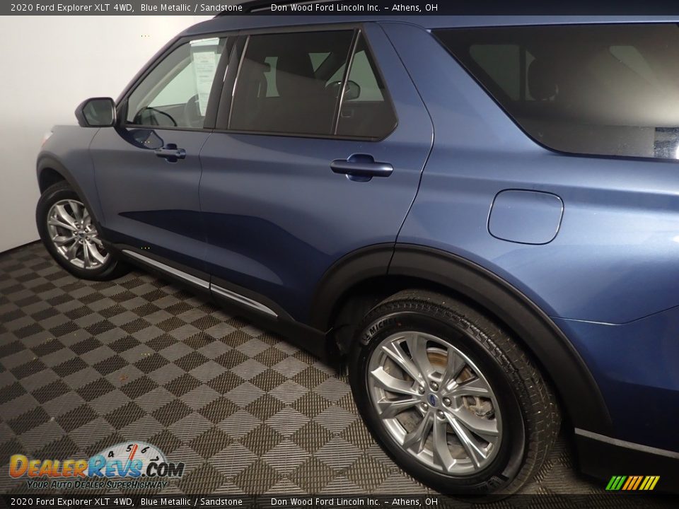 2020 Ford Explorer XLT 4WD Blue Metallic / Sandstone Photo #19