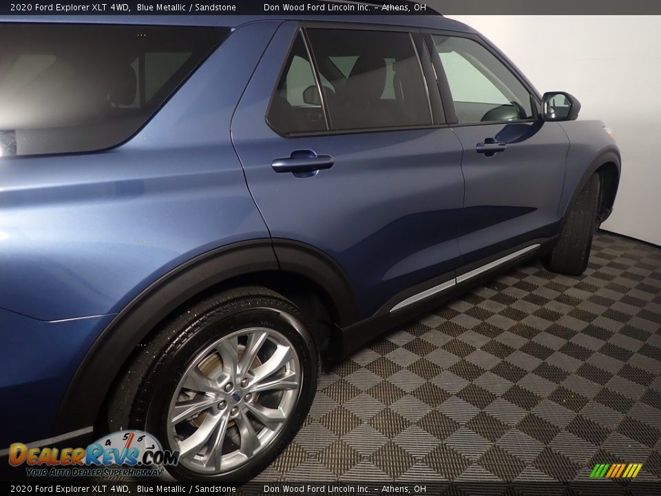 2020 Ford Explorer XLT 4WD Blue Metallic / Sandstone Photo #20
