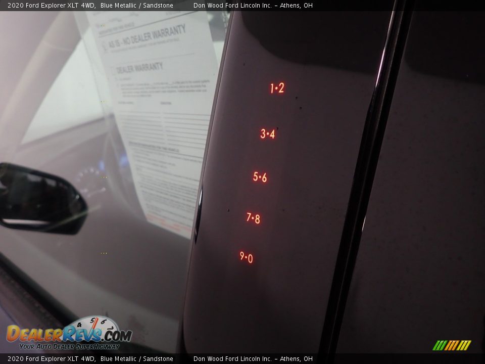 2020 Ford Explorer XLT 4WD Blue Metallic / Sandstone Photo #21