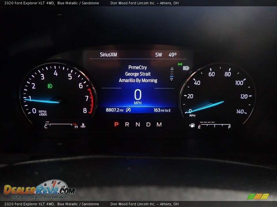 2020 Ford Explorer XLT 4WD Blue Metallic / Sandstone Photo #30