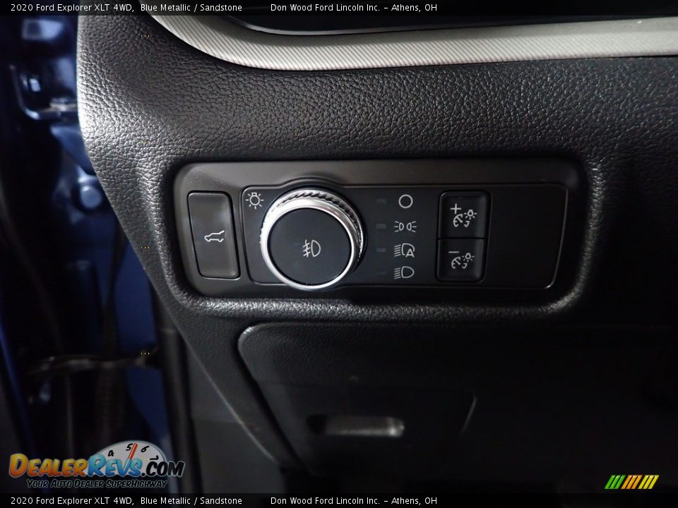 2020 Ford Explorer XLT 4WD Blue Metallic / Sandstone Photo #33