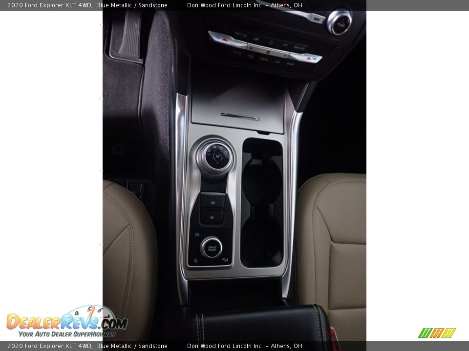 2020 Ford Explorer XLT 4WD Blue Metallic / Sandstone Photo #34