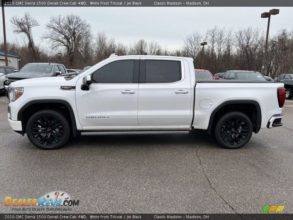 2020 GMC Sierra 1500 Denali Crew Cab 4WD White Frost Tricoat / Jet Black Photo #2