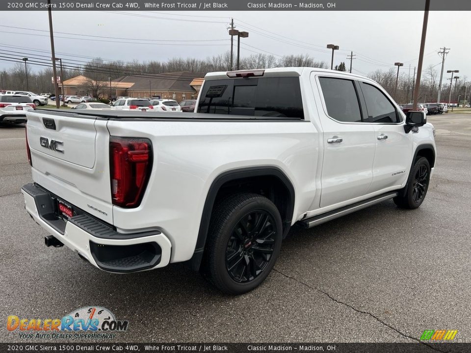 2020 GMC Sierra 1500 Denali Crew Cab 4WD White Frost Tricoat / Jet Black Photo #4