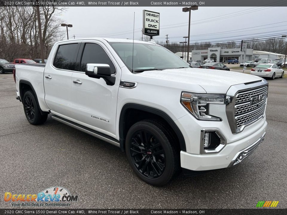 2020 GMC Sierra 1500 Denali Crew Cab 4WD White Frost Tricoat / Jet Black Photo #5