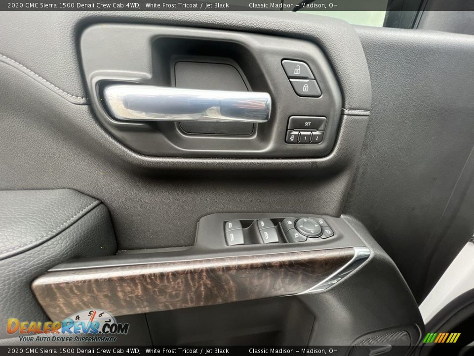 2020 GMC Sierra 1500 Denali Crew Cab 4WD White Frost Tricoat / Jet Black Photo #8