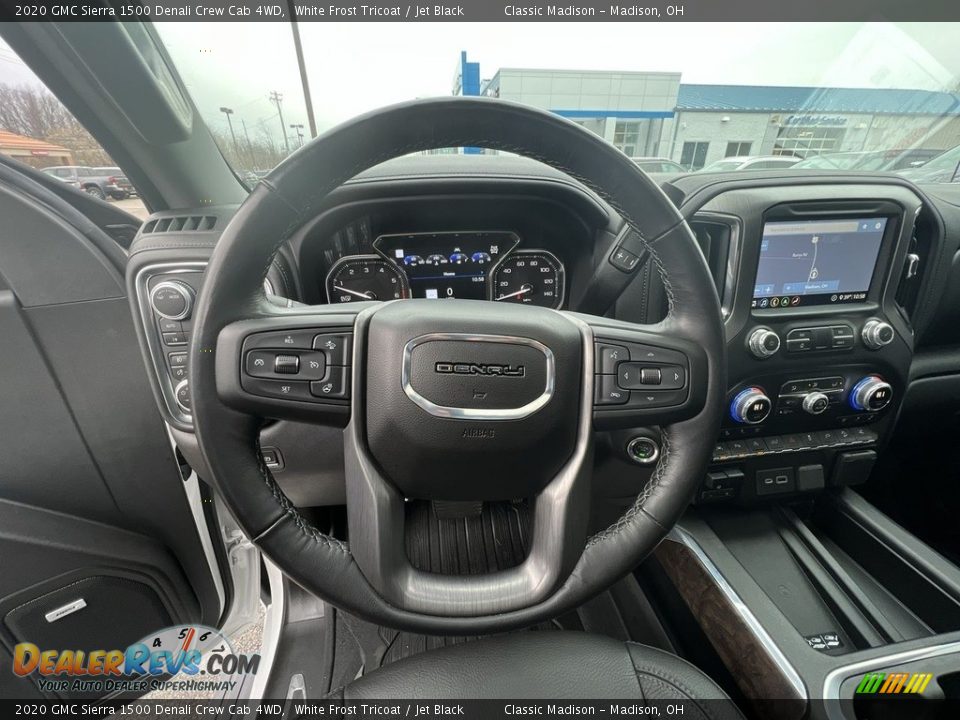 2020 GMC Sierra 1500 Denali Crew Cab 4WD White Frost Tricoat / Jet Black Photo #9