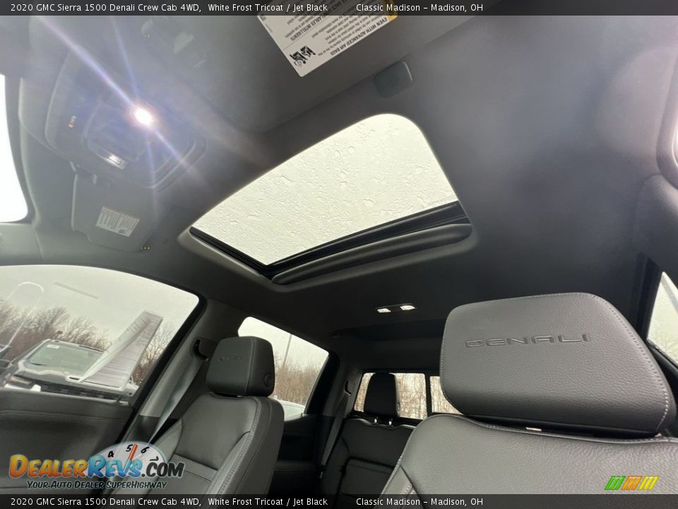 2020 GMC Sierra 1500 Denali Crew Cab 4WD White Frost Tricoat / Jet Black Photo #16