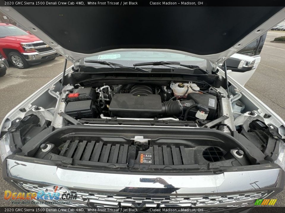2020 GMC Sierra 1500 Denali Crew Cab 4WD White Frost Tricoat / Jet Black Photo #20
