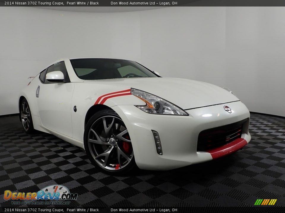 2014 Nissan 370Z Touring Coupe Pearl White / Black Photo #2