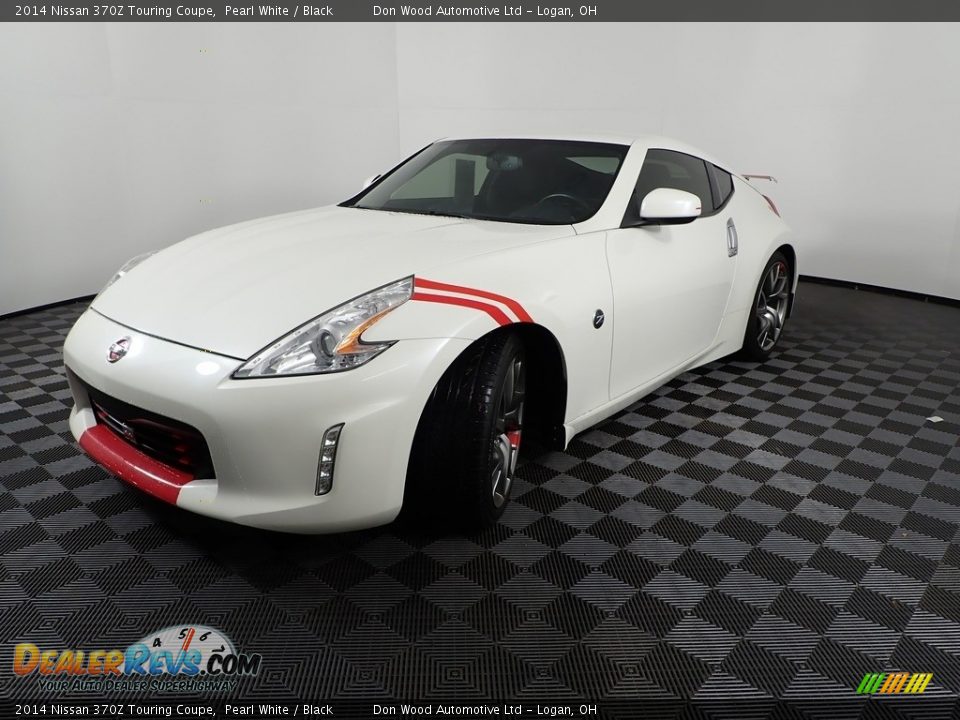 2014 Nissan 370Z Touring Coupe Pearl White / Black Photo #7