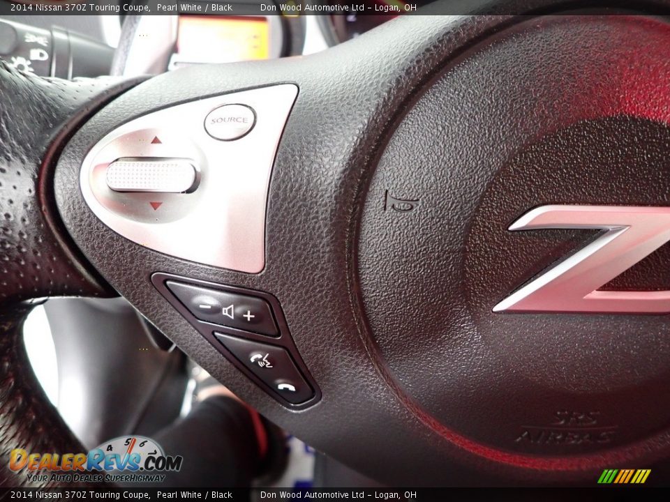 2014 Nissan 370Z Touring Coupe Pearl White / Black Photo #19