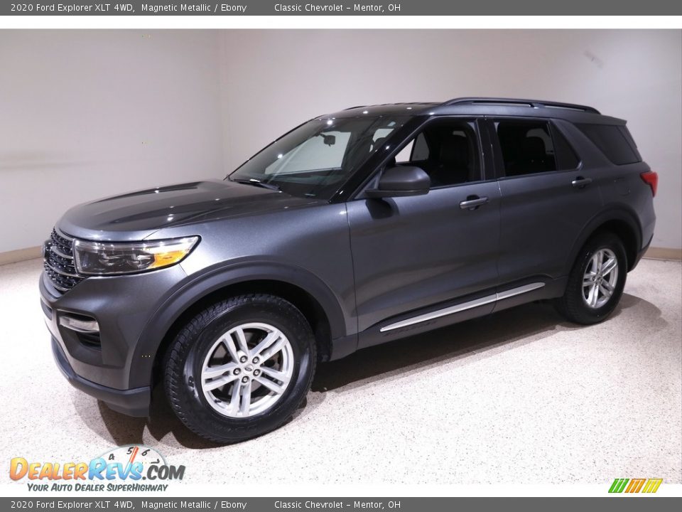 2020 Ford Explorer XLT 4WD Magnetic Metallic / Ebony Photo #3