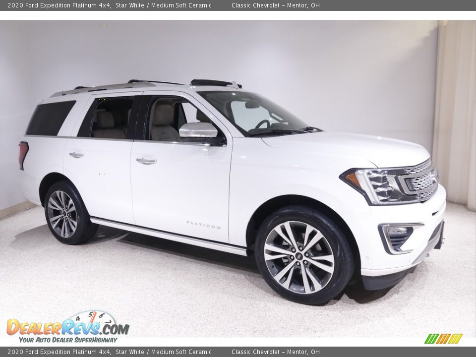 2020 Ford Expedition Platinum 4x4 Star White / Medium Soft Ceramic Photo #1