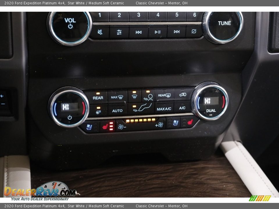 2020 Ford Expedition Platinum 4x4 Star White / Medium Soft Ceramic Photo #16