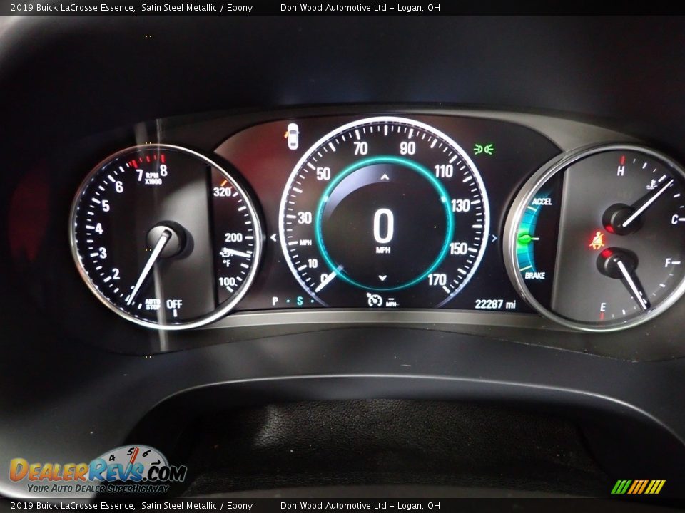2019 Buick LaCrosse Essence Satin Steel Metallic / Ebony Photo #26