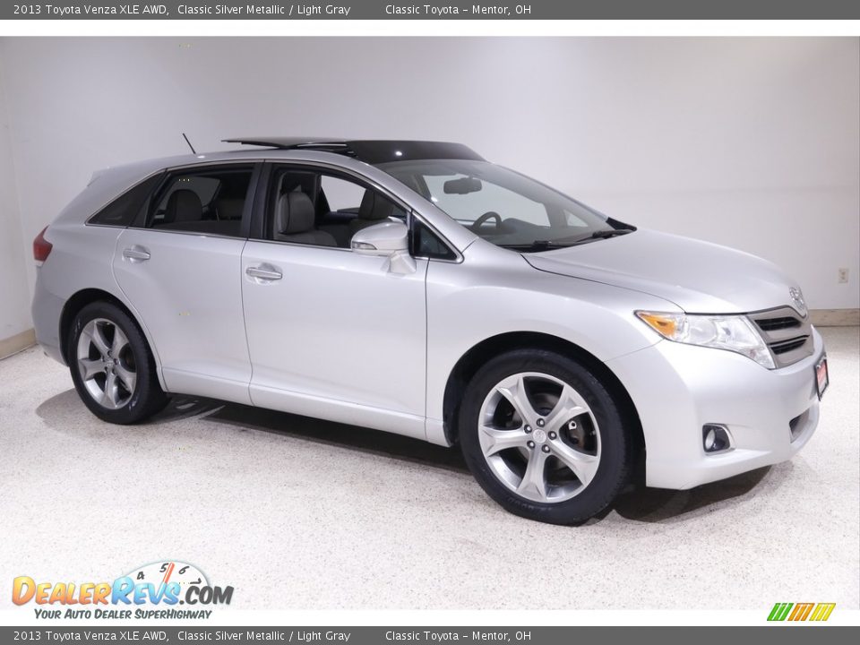2013 Toyota Venza XLE AWD Classic Silver Metallic / Light Gray Photo #1