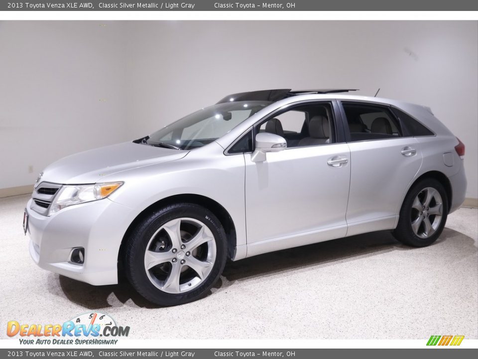 2013 Toyota Venza XLE AWD Classic Silver Metallic / Light Gray Photo #3