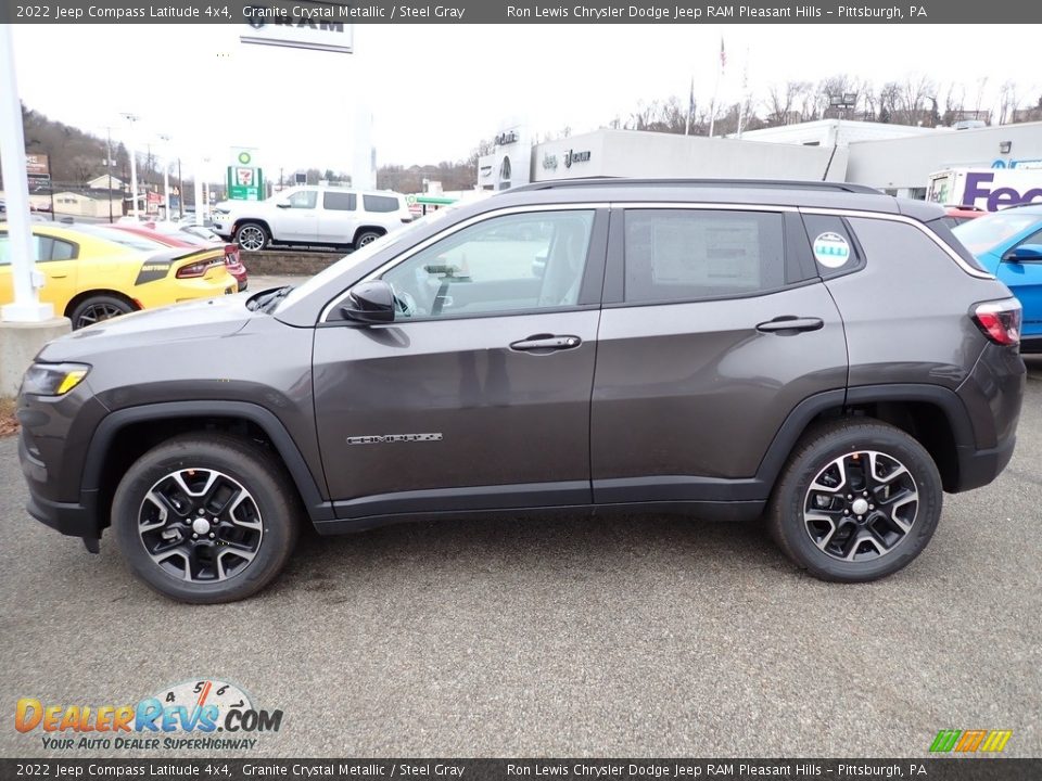 2022 Jeep Compass Latitude 4x4 Granite Crystal Metallic / Steel Gray Photo #2