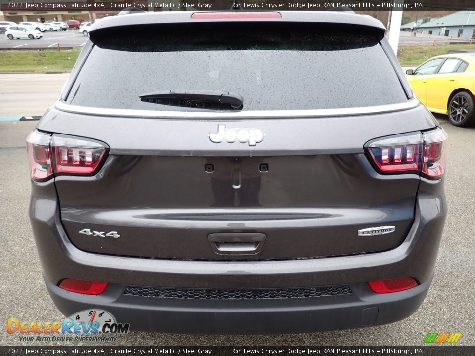 2022 Jeep Compass Latitude 4x4 Granite Crystal Metallic / Steel Gray Photo #4