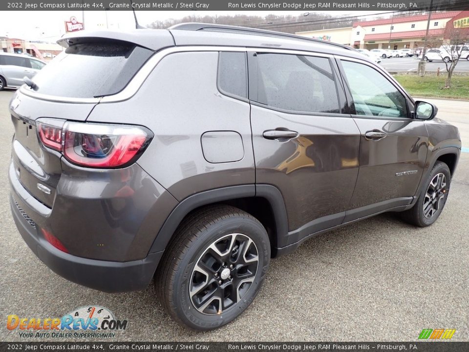 2022 Jeep Compass Latitude 4x4 Granite Crystal Metallic / Steel Gray Photo #6