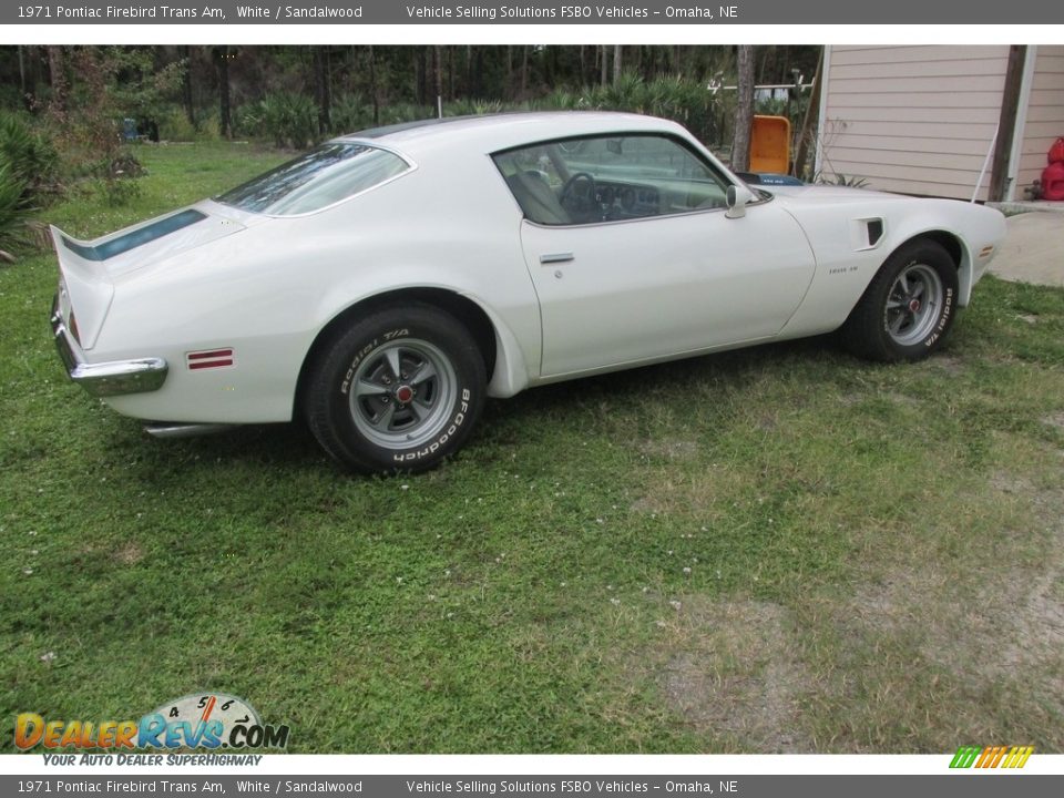 1971 Pontiac Firebird Trans Am White / Sandalwood Photo #9