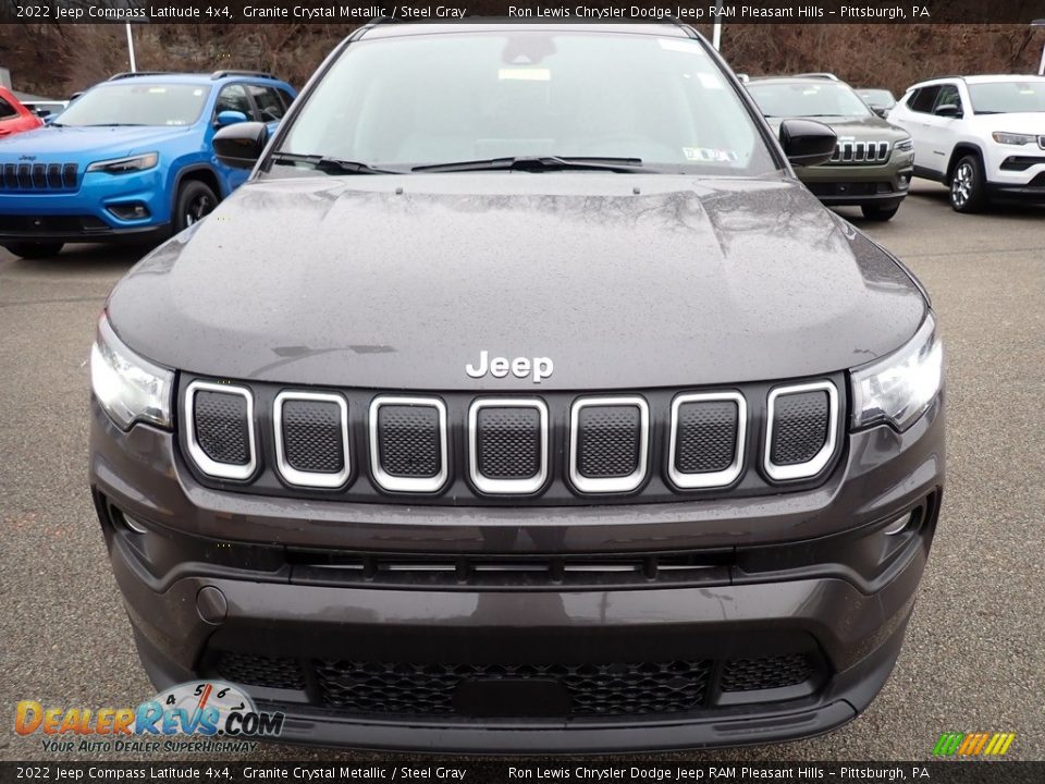 2022 Jeep Compass Latitude 4x4 Granite Crystal Metallic / Steel Gray Photo #9