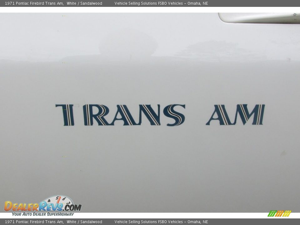 1971 Pontiac Firebird Trans Am Logo Photo #12
