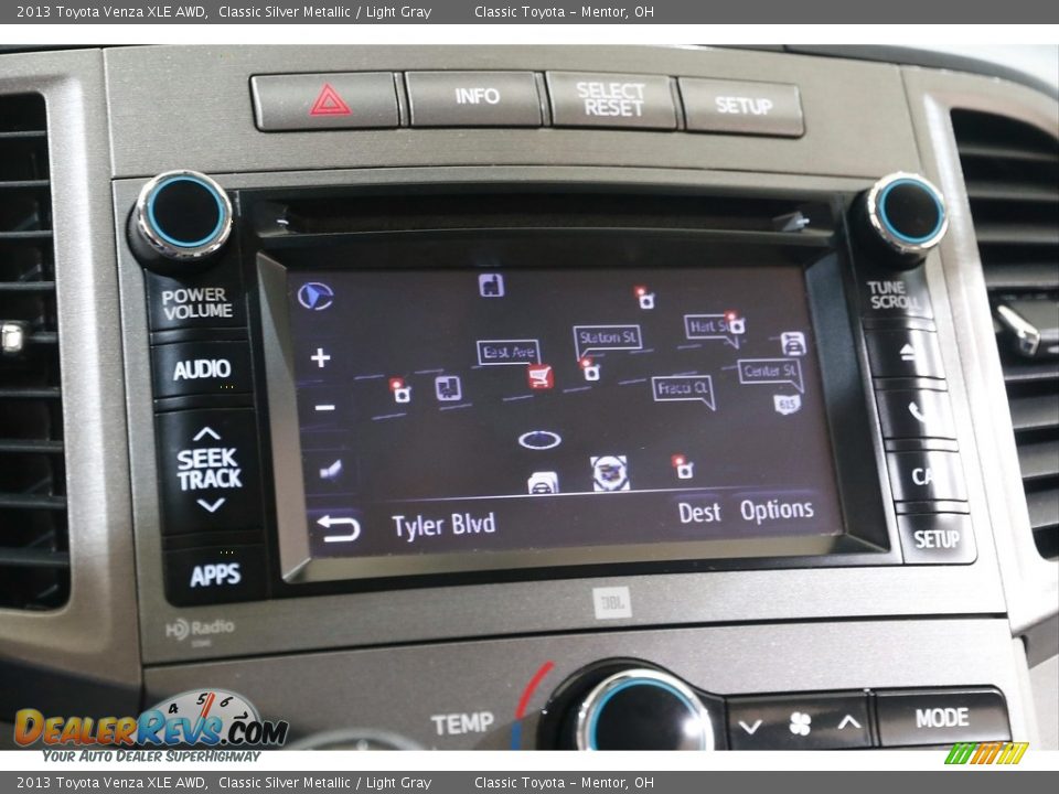 2013 Toyota Venza XLE AWD Classic Silver Metallic / Light Gray Photo #13