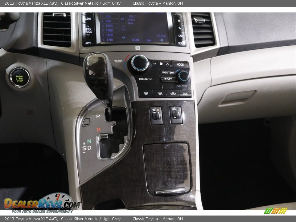 2013 Toyota Venza XLE AWD Classic Silver Metallic / Light Gray Photo #14