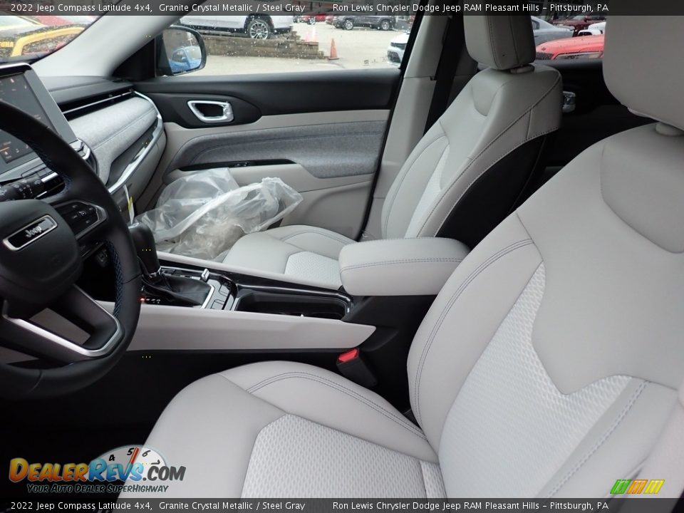 2022 Jeep Compass Latitude 4x4 Granite Crystal Metallic / Steel Gray Photo #11
