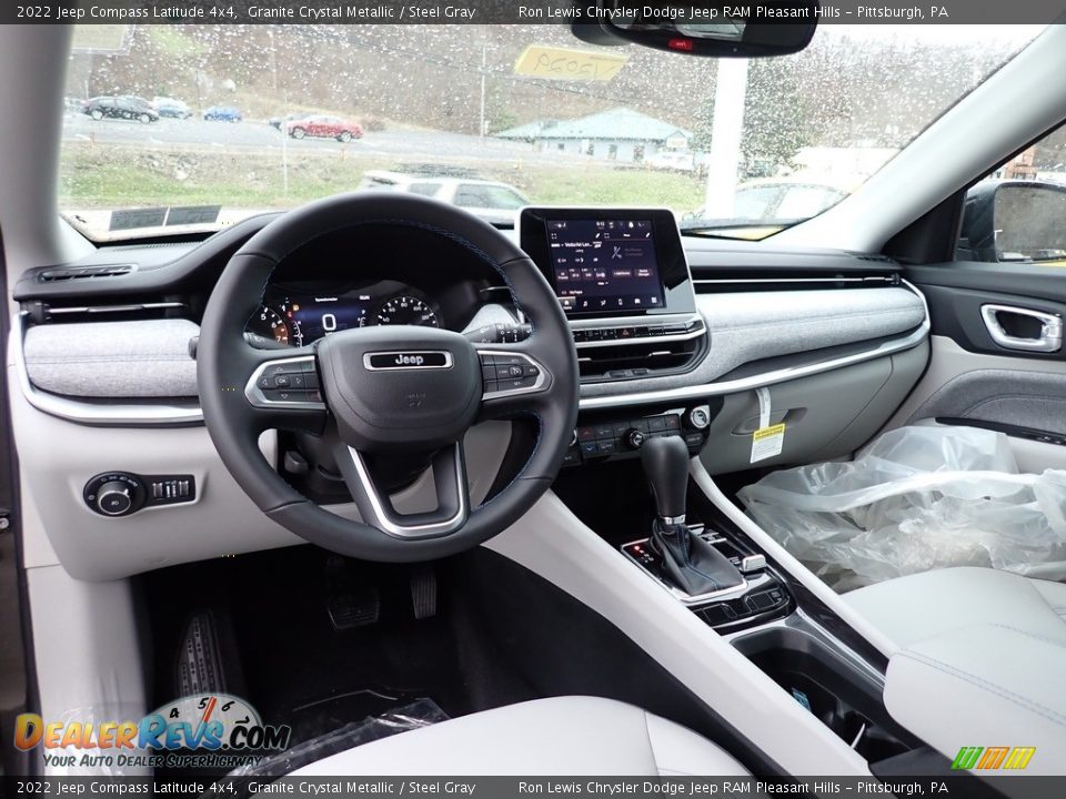 2022 Jeep Compass Latitude 4x4 Granite Crystal Metallic / Steel Gray Photo #13