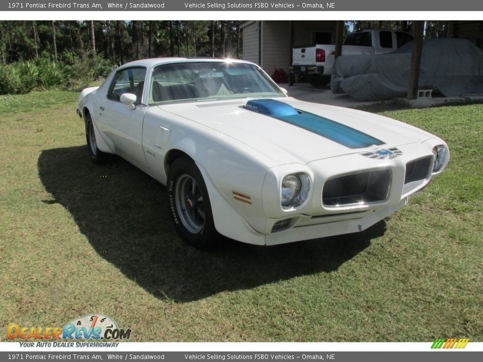 1971 Pontiac Firebird Trans Am White / Sandalwood Photo #16