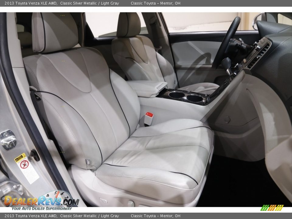 2013 Toyota Venza XLE AWD Classic Silver Metallic / Light Gray Photo #18