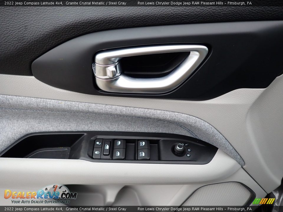 2022 Jeep Compass Latitude 4x4 Granite Crystal Metallic / Steel Gray Photo #14