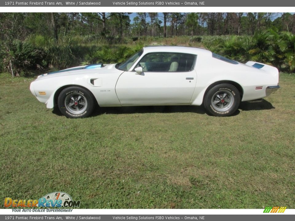 1971 Pontiac Firebird Trans Am White / Sandalwood Photo #19