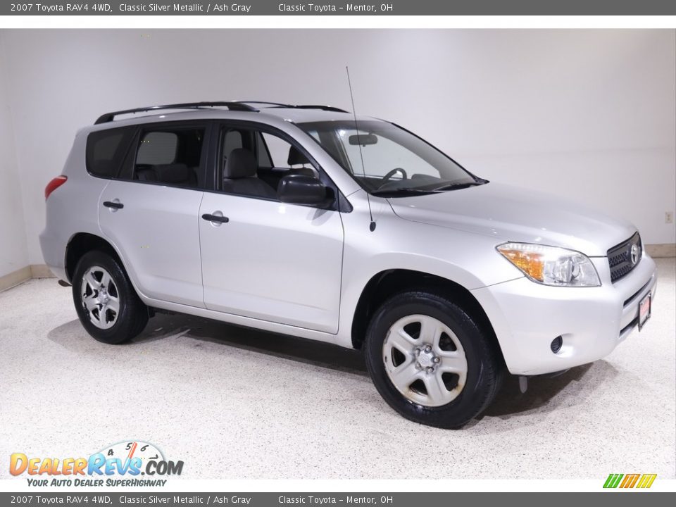 2007 Toyota RAV4 4WD Classic Silver Metallic / Ash Gray Photo #1