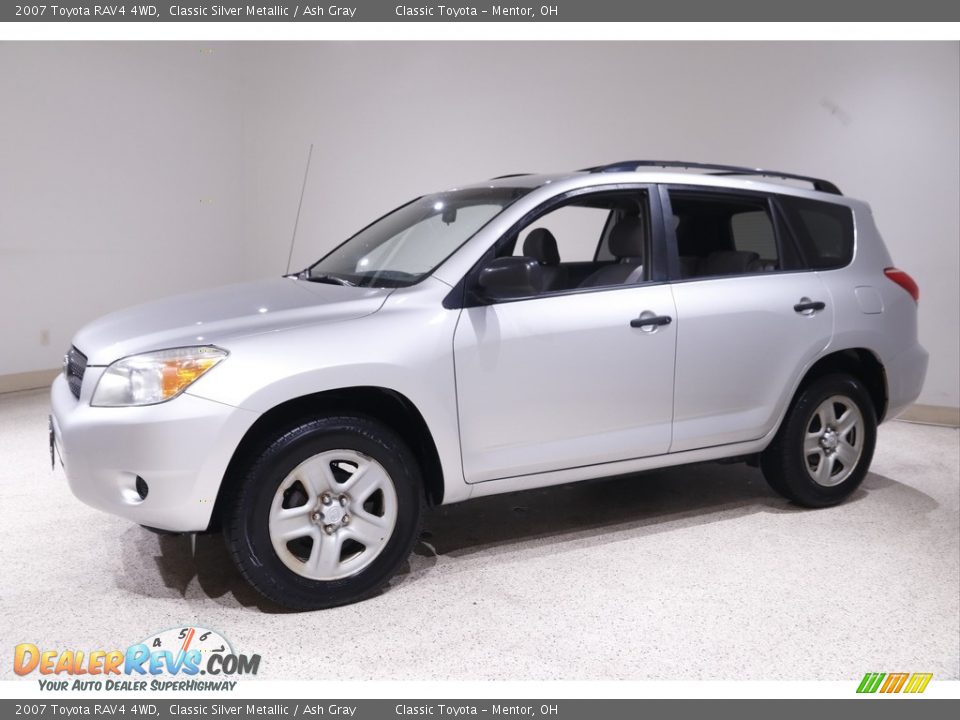 2007 Toyota RAV4 4WD Classic Silver Metallic / Ash Gray Photo #3