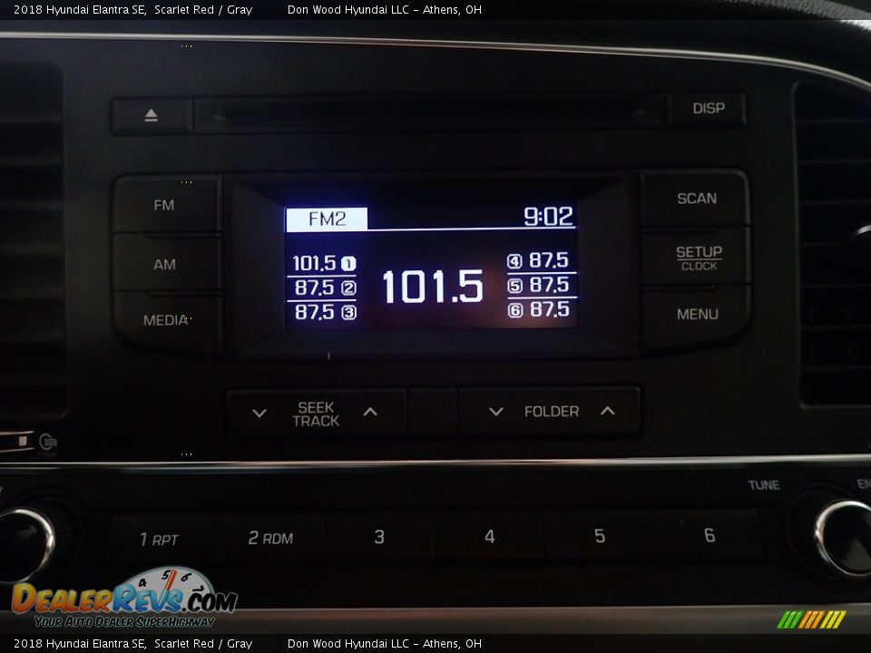 2018 Hyundai Elantra SE Scarlet Red / Gray Photo #25