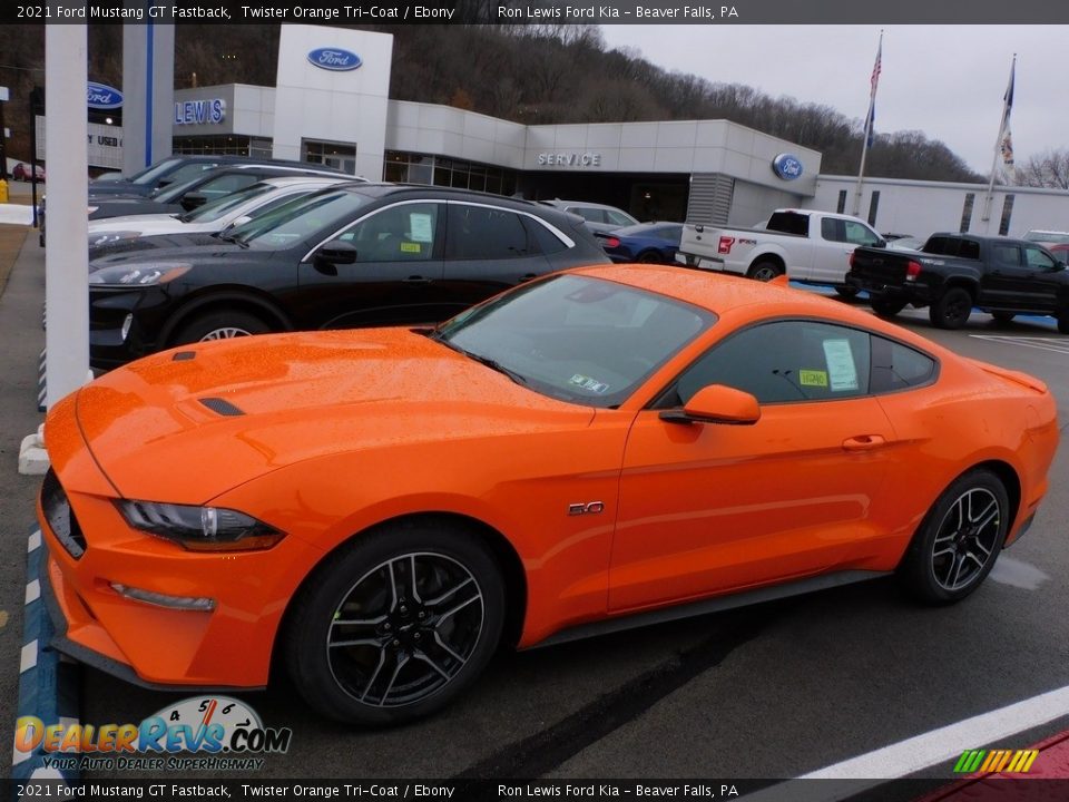 Twister Orange Tri-Coat 2021 Ford Mustang GT Fastback Photo #6