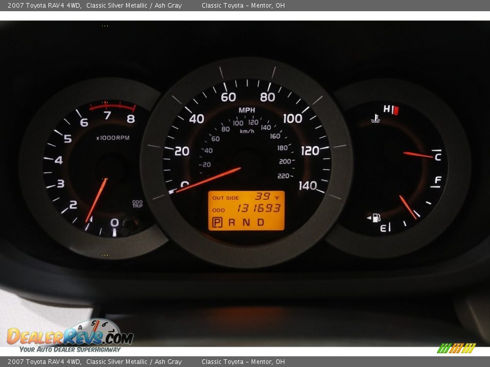 2007 Toyota RAV4 4WD Classic Silver Metallic / Ash Gray Photo #8