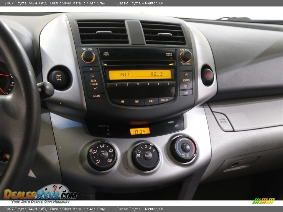 2007 Toyota RAV4 4WD Classic Silver Metallic / Ash Gray Photo #9
