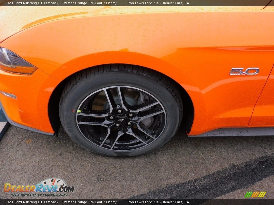 2021 Ford Mustang GT Fastback Twister Orange Tri-Coat / Ebony Photo #10