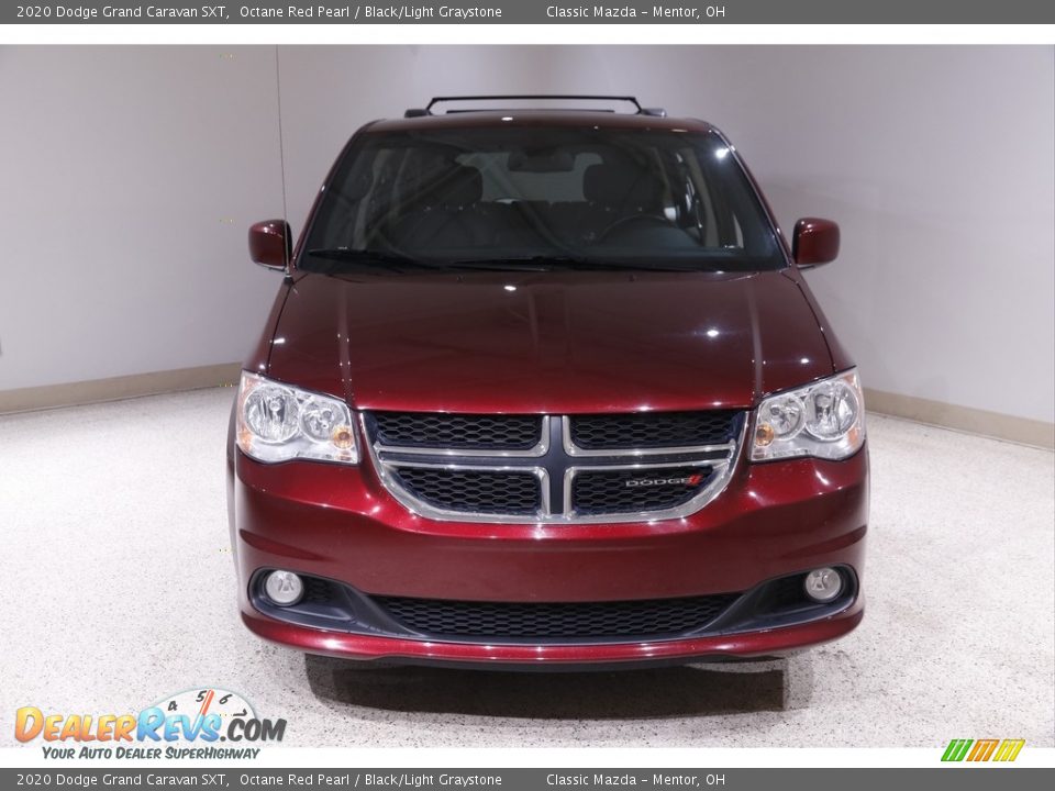 2020 Dodge Grand Caravan SXT Octane Red Pearl / Black/Light Graystone Photo #2