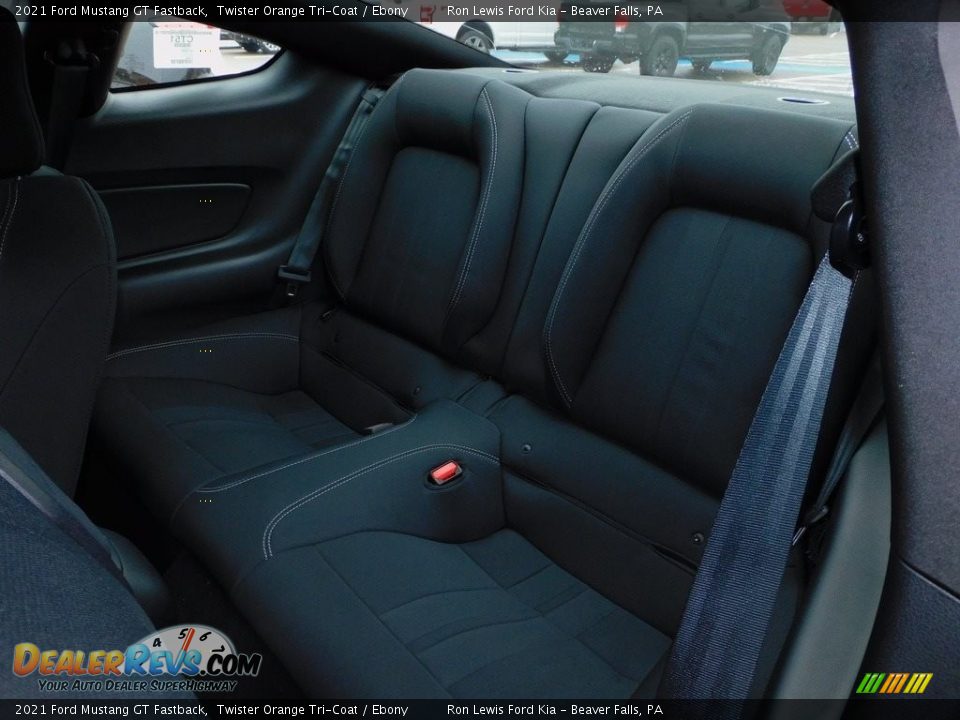 Rear Seat of 2021 Ford Mustang GT Fastback Photo #13