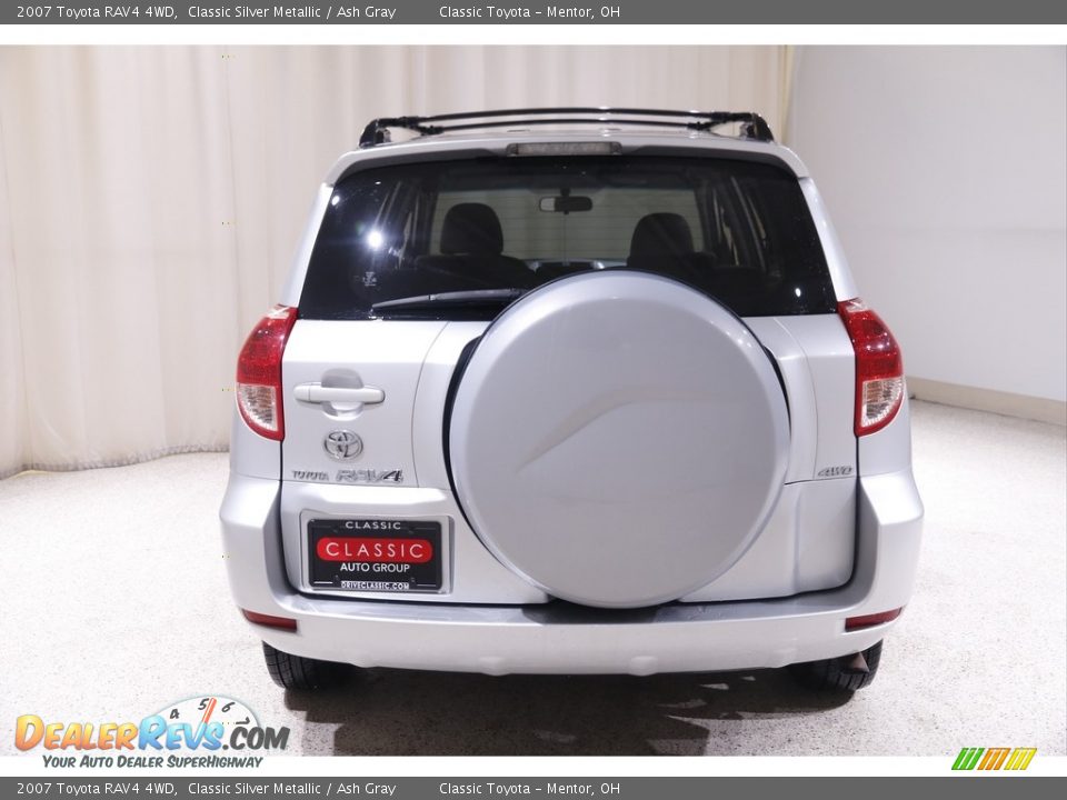 2007 Toyota RAV4 4WD Classic Silver Metallic / Ash Gray Photo #14